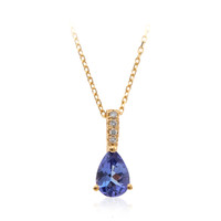 Collier en or et Tanzanite AAA