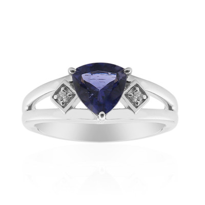 Bague en argent et Iolite