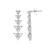 Boucles d'oreilles en argent et Zircon