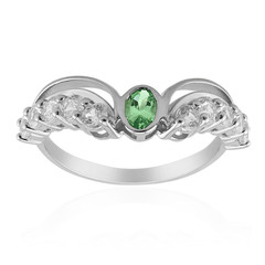 Bague en argent et Grenat Tsavorite