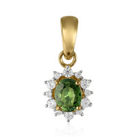 Pendentif en or et Saphir vert acacia du Queensland (Mark Tremonti)