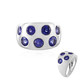 Bague en argent et Tanzanite