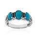 Bague en argent et Turquoise Sleeping Beauty (Desert Chic)