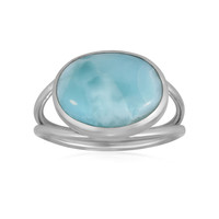 Bague en argent et Larimar