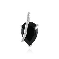 Pendentif en argent et Onyx noir