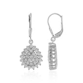 Boucles d'oreilles en argent et Zircon