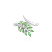 Bague en argent et Grenat Tsavorite