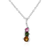 Collier en argent et Tourmaline jaune