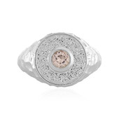 Bague en argent et Morganite