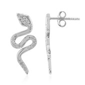 Boucles d'oreilles en argent et Diamant I3 (I)