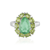 Bague en argent et Fluorite verte