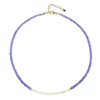 Collier en argent et Tanzanite