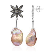 Boucles d'oreilles en argent et Perle Ming (Annette classic)