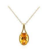 Collier en argent et Citrine