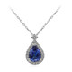 Collier en or et Tanzanite AAA (CIRARI)