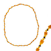 Collier et Ambre baltique