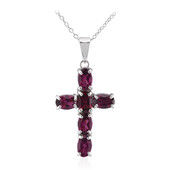 Collier en argent et Grenat Rhodolite