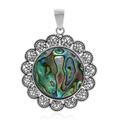 Pendentif en argent et Coquillage d'Abalone (Art of Nature)