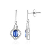 Boucles d'oreilles en argent et Kyanite