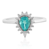 Bague en argent et Apatite bleue