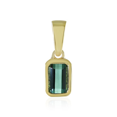 Pendentif en argent et Tourmaline verte de Benedito