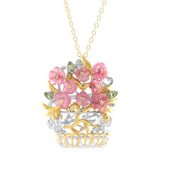 Collier en argent et Tourmaline rose (Gems en Vogue)