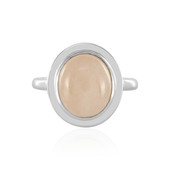 Bague en argent et Morganite (MONOSONO COLLECTION)