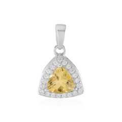 Pendentif en argent et Citrine