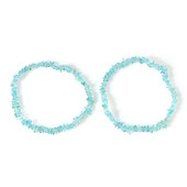 Bracelet et Apatite bleue