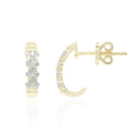 Boucles d'oreilles en or et Diamant SI1 (G)