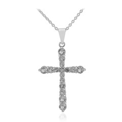 Collier en argent et Topaze blanche