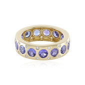 Bague en or et Tanzanite AAA (de Melo)