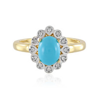 Bague en argent et Turquoise Sleeping Beauty