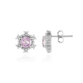 Boucles d'oreilles en argent et Kunzite