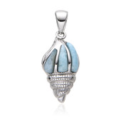 Pendentif en argent et Larimar