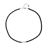 Collier en argent et Perle blanche de culture d'eau douce (Riya)