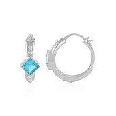 Boucles d'oreilles en argent et Topaze Paraiba