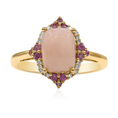 Bague en or et Opale rose (CIRARI)