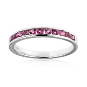 Bague en argent et Rubellite