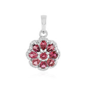 Pendentif en argent et Tourmaline rose