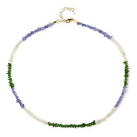 Collier en argent et Tanzanite