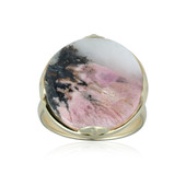 Bague en argent et Rhodonite Sulavesi (Bali Barong)