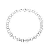 Bracelet en argent et Topaze blanche