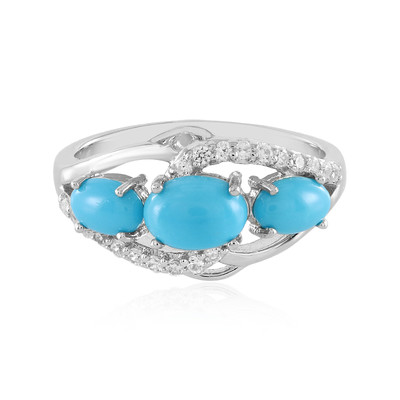 Bague en argent et Turquoise Sleeping Beauty (Faszination Türkis)