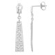 Boucles d'oreilles en argent et Zircon