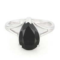 Bague en argent et Onyx noir