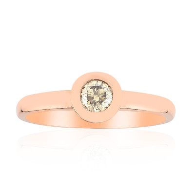 Bague en or et Diamant rose de France VS1 d'Argyle (Annette)