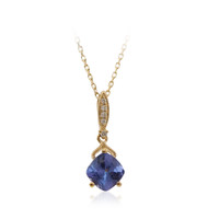 Collier en or et Tanzanite AAA