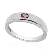 Bague en argent et Tourmaline rose