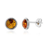 Boucles d'oreilles en argent et Ambre baltique